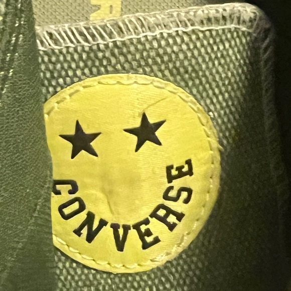 Converse Safe Green Lo Top Sneakers-Men 9.5 /Women 11.5/Great pre-loved- - Picture 9 of 11